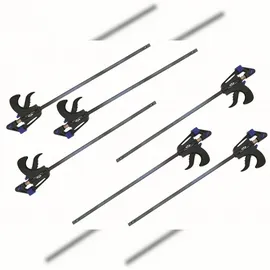 Vago-Tools 6x Schnellspannzwinge 900 mm Einhandzwinge Klemmzwinge