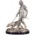 Casa Padrino Luxus Bronzefigur Jäger mit Hund Silber / Schwarz 45 x 28 x H. 61 cm - Bronze Skulptur mit Marmorsockel - Schreibtisch Deko - Wohnzimmer Deko - Luxus Qualität