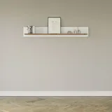 Set One by Musterring Wandregal York 180 x 27 x 20 cm Weiß