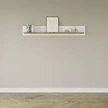 Set One by Musterring Wandregal York 180 x 27 x 20 cm Weiß