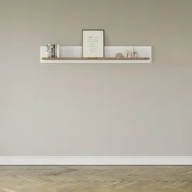 Set One by Musterring Wandregal York 180 x 27 x 20 cm Weiß