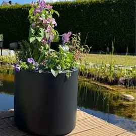 Prosperplast Blumentopf 47 x 45 cm Anthrazit