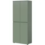 inn.furn Assino Mehrzweck Schuhschrank 70 x 175 cm Grün