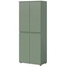 inn.furn Assino Mehrzweck Schuhschrank 70 x 175 cm Grün