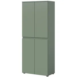 inn.furn Assino Mehrzweck Schuhschrank 70 x 175 cm Grün