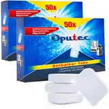 100x Oputec Kaffeemaschinen Entkalker Tabs: Für Kaffeevollautomaten, Espressomaschinen, Wasserkocher | 2x50 Power Entkalker-Tabletten | Geeignet für Jura, Senseo, Siemens, Tassimo, Delonghi u.v.m.