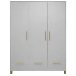 Mäusbacher Kleiderschrank Ole 148 x 195 cm Holzoptik Grau