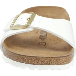 Birkenstock Madrid Birko-Flor Lack schmal patent white 41