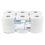 Plock GmbH Jumbo-Toilettenpapier 3-lagig 12 Rollen