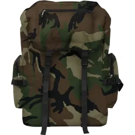 vidaXL Rucksack Camouflage - Grün