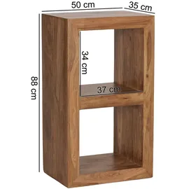 Wohnling Standregal 50 x 35 x 88 cm Natur