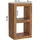 Wohnling Standregal 50 x 35 x 88 cm Natur