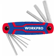 WorkPro Außen-Sechskant Sechskantschlüssel 1,5 mm bis 8,0 mm