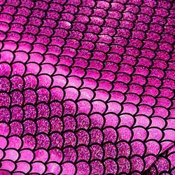 Folienjersey "Kleine Schuppen", pink