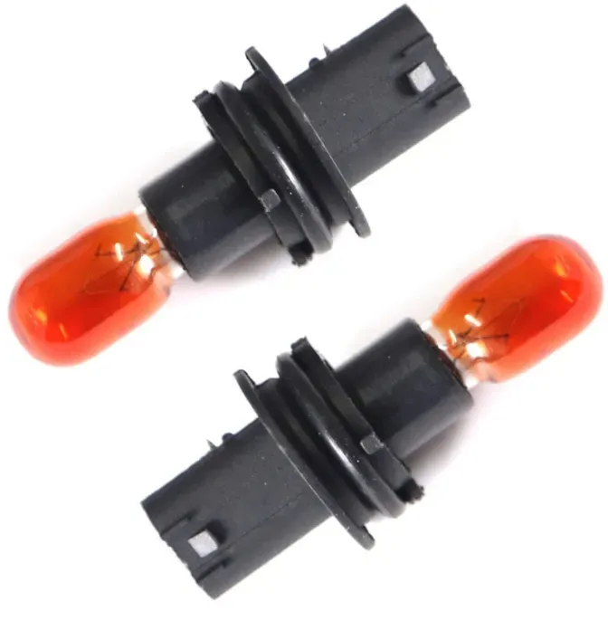 Set, 2 Stück Glühbirnen mit Fassung für Blinker im Außenspiegel, orange, für Mercedes Sprinter 2006+