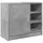 vidaXL Waschbeckenunterschrank 63 x 55 x 29 cm Grau