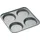 Master Class MasterClass Yorkshire-Pudding-Tablett 4-Loch 24 cm