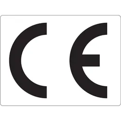 Maschinenkennzeichnung, CE- Kennzeichnung - Bund = 100 Stk - 15x11 mm Folie selbstklebend