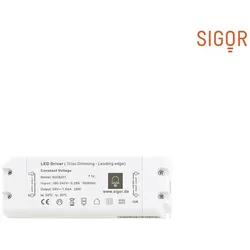 SIGOR LED Schaltnetzteil 24V, IP20, primär dimmbar (TRIAC, Phasenanschnitt), 75W, 3.12A SIG-9208401