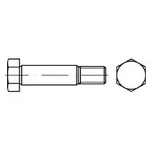 Industrial Quality Supplies Sechskantpassschraube DIN 610 M16 x 80 10 Stück