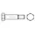 Industrial Quality Supplies Sechskantpassschraube DIN 610 M16 x 80 10 Stück