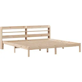 vidaXL Massivholzbett 180 x 200 cm Braun