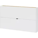 Germania GW-Ameca 140 x 83 x 18 cm weiß / Eiche