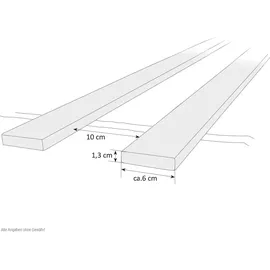Homestyle4u Rollrost Kiefer naturbelassen 140 x 200 cm