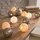 levandeo LED Lichterkette Baumwolle 2 m Warmweiß