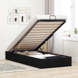 vidaXL Ottoman-Bett 100 x 200 cm Schwarz