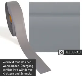 Lemodo Weichsockelleiste hellgrau, 25m Rolle,