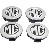 zjbzq 4 Stück Radnabenkappen für MG ZS EV 2021-2023 56mm, Radnabendeckel Nabenmittenkappe Felgen Center Nabendeckel Wasserdicht Ersatz Nabenkappen