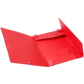 Exacompta Heftbox Cartobox, 18509H, A4 25 cm Füllhöhe, Colorspan-Karton, rot