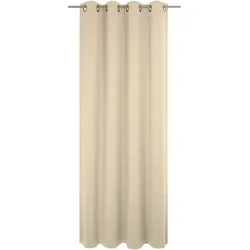 Vorhang WIRTH "Trondheim B", beige (natur), B:132cm H:195cm, Polyacryl, Gardinen, nach Maß