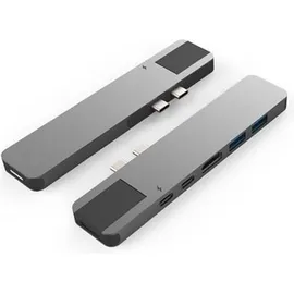 Hyper HyperDrive NET 6-in-2 USB-C Hub - Grau