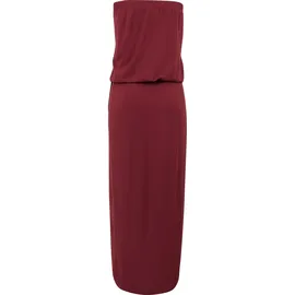 URBAN CLASSICS Vicoe Bandeau Kleid Bordeaux XS