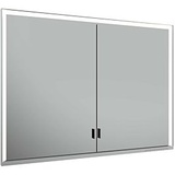 Keuco Royal Lumos Spiegelschrank 14314172303 1000 x 735 x 165 mm, silber-eloxiert, 2 lange Türen