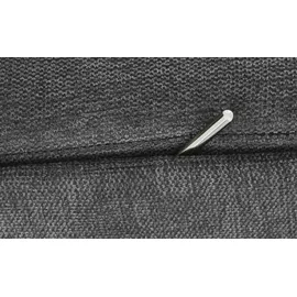 Vito Drehsessel Ticona Flachgewebe 70 x 133 x 80 cm Grau mit Relax-Funktion