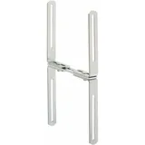 Alba Krapf Blumenkastenhalter H-Form max. 24 cm Breite verzinkt