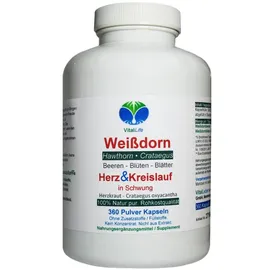 Naturheilmittel Heilsteine Methusalem GmbH Neu-Ulm Weissdorn Kapseln 360 St.