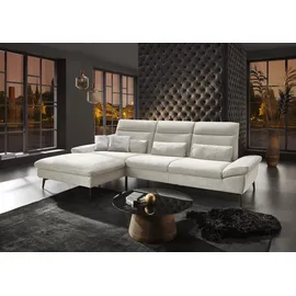 Hukla Eckcouch Polyester L-Form 3-Sitzer Beige