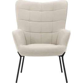OTTO home Ohrensessel Luukas Polyester 73 x 99 x 80 cm Schwarz