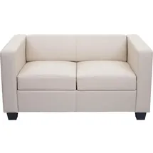 MCW 3-2-1 Couchgarnitur Lille ~ Leder, creme