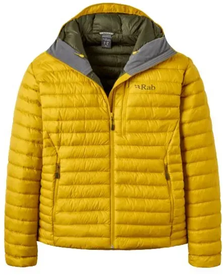 Rab Microlight Alpine Jacket - Daunenjacke - XS - dark pollen