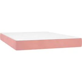 vidaXL Boxspringbett 140 x 200 cm Rosa