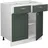 Vicco Schubladenschrank Fame-Line 80 x 60 x 81,5 cm Grün-Gold