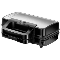 MPM MOP-43M 3 in 1 Doppel-Sandwichmaker, austauschbare Platten, Sandwichtoaster, belgisches Waffeleisen, Grillplatte, Temperaturkontrolle, 1000W