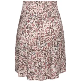 VIVANCE Jerseyrock Miniröcke Blumendruck Rosa/Weiß 38