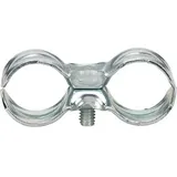 Jas Doppelschlauchklemme Stahlkl. 16x16 mm