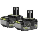RYOBI Akku 2er Set 18 V 5,0 Ah